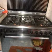 گاز ۵ شعله طرح فر در حد نو