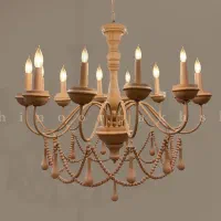 لوستر جدید چوبی فلزی