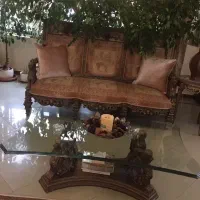 مبلمان استیل کلاسیک ۹ نفره و ناهار خوری  ۸ نفره