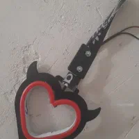 آویز قلبی چراغ دار نئون.