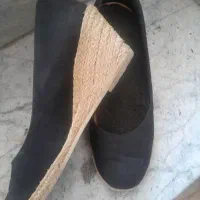 کفش پاشنه حصیری سایز ۴۰