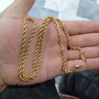 زنجیرگردنی طلا5درصد