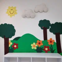تزیین نمدی اتاق کودک