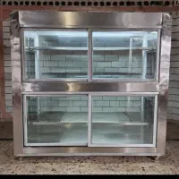 یخچال ایستاده دومتری  دوطرف نما و تابلوLED نو