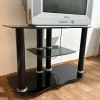 میز کامپیوتر / میز تلویزیون/ قفسه کتاب سفید