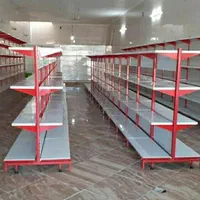 عرضه وفروش انواع قفسه (دیوار کوب وسط فروشگاهی)