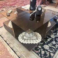 میز عسلی با دو کشو