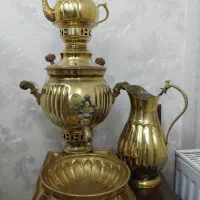سماور ذغالی برنجی