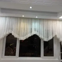 پرده تور اطلس پود
