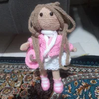 عروسک دست بافت روسی