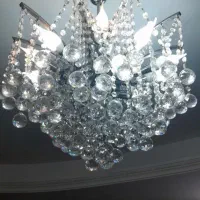 لوستر کریستالی زیبا و کم کارکرد