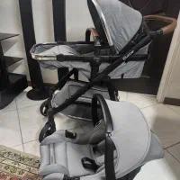 فروش ست کالسکه و کریر بیب babe در حد نو