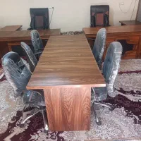 ست میز وصندلی اداری و انتظار و عسلی