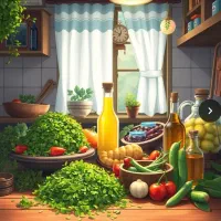 سبزی قرمه سرخ شده پیاز داغ وکرفس و نعناجعفری سرخ