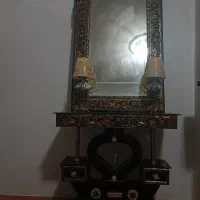 آینه شمعدون ومیز فلش خور