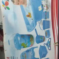 سرویس حمام کودک آبی رنگ