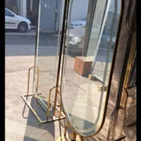 آینه طلایی فورتیک.  آینه قدی. آینه دفرمه