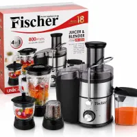آبمیوه گیری ۴کاره Fischer(فروشگاه منافی)