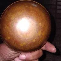 کاسه مسی ته قرمز قدیمی