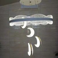 لوستر ماه ستاره وارداتی با قابلیت تنظیم ارتفاع