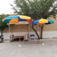 چتر سایبان تاشو سیار پارچه نانو باغ ویلا دستفروشی