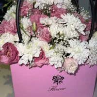 سبد گل طبیعی باکس گل طبیعی تازه
