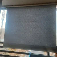 یک عدد پرده شید رول رنگ طوسی