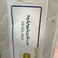 METAL BED تخت باکس ۱ نفره با رویه پارچه
