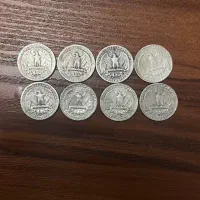 درود خدمت دوستان تعداد 8عد سکه نقره