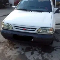 پراید 95 سفید بی رنگ تک برگ