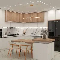 کارگر در کابینت سازی