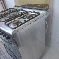 اجاق‌گاز پنج‌شعله+ فر دار تمام استیل