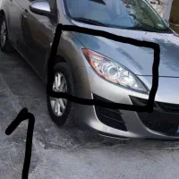 مزدا 3  چراغ سمت شاگرد . سپر جلو . کاپوت