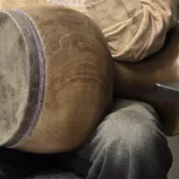 تمبک گردو سیاه سنندج ساخت امیرشیرانی