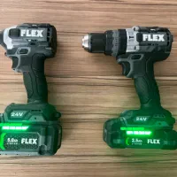 دریل‌ فلکس و پیچ گوشتی  فلکس FLEX امریکا طوسی رنگ