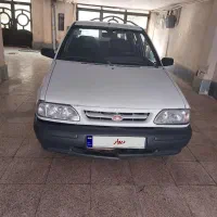 پراید سفید مدل 90 شاسی سالم دوگانه