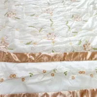 لحاف روتختی ساتن گلدوزی شده