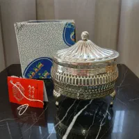 قندان و جا حلقه سیلور پلیت