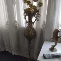 ساعت برنز گلدان