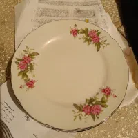 بشقاب میوه خوری گل سرخ