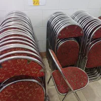 صندلی تاشو فلزی 320 عدد کد 113.        لرستان زارع