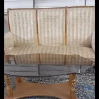 ست مبل ۷نفره و۱۰تاصندلی بامیزجلومبلی ودوتاعسلی