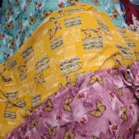 ۴قواره پارچه کودری سه وچهار متری