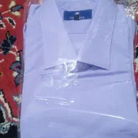 پیراهن ابی کمرنگ