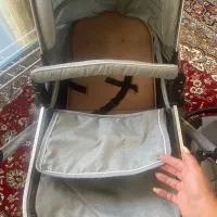 ست کالسکه و کریر و کیف مادر برند وارداتی سان بیبی