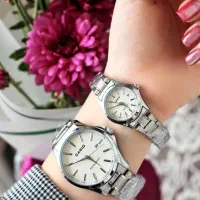 ساعت ست کاسیو کلاسیک صفحه ساده و شیک ژاپنی