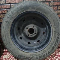 رینگ فابریک پژو 405 با لاستیک اضافه