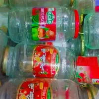 فروش شیشه خالی تمیز بزرگ ومتوسط