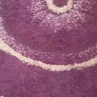 فرش های شگی الیاف درجه یک  استفاده شده بدون ایراد