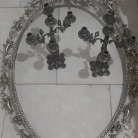 آینه و شمعدان برنج اصل